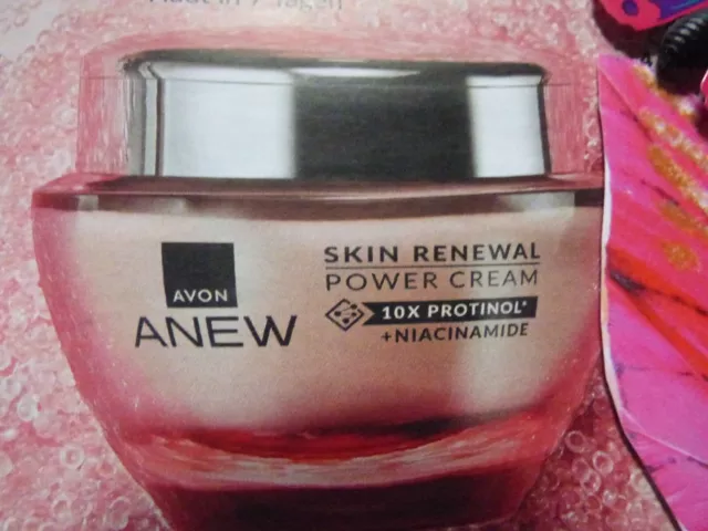 NEW! AVON-SKIN RENEWAL POWER CREAM 10 x PROTINOL+NIACINAMIDE-50 ml-NEU/OVP