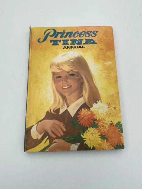 Princess Tina Annual 1971 ~ VINTAGE Children's Hardcover Book