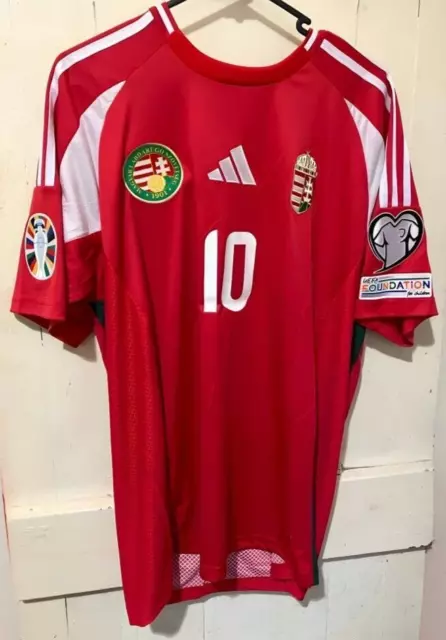 Hungary SZOBOSZLAI #10 2024 Home Shirt Jersey Dominic Liverpool
