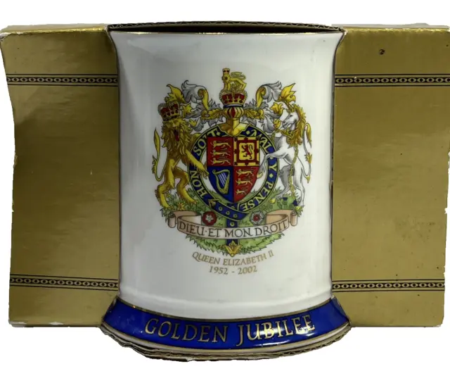 Ringtons - Her Late Majesty Queen Elizabeth II Golden Jubilee China Mug Boxed