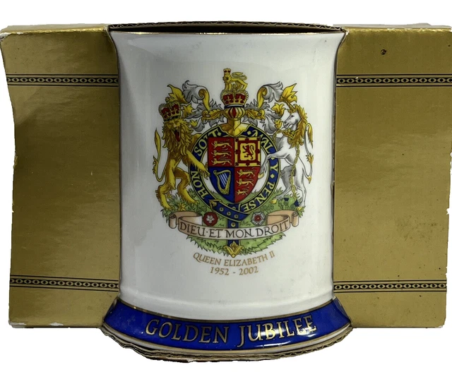 Ringtons - Her Late Majesty Queen Elizabeth II Golden Jubilee China Mug Boxed