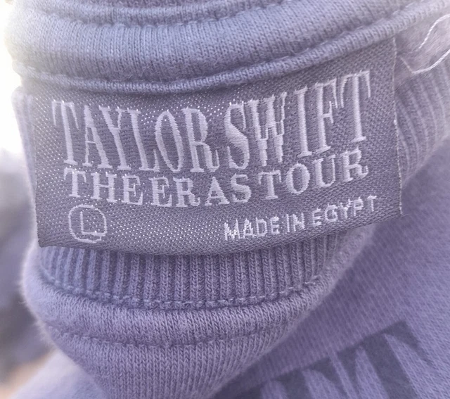 2023 TAYLOR SWIFT The Eras Tour Official Merch Blue Crewneck Sweatshirt