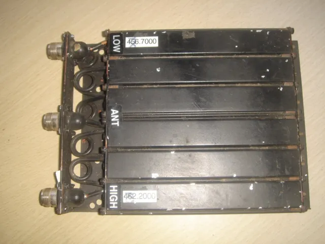 UHF 456.7/462.2MHz duplexer with N-type connectors (possibly Jaybeam)