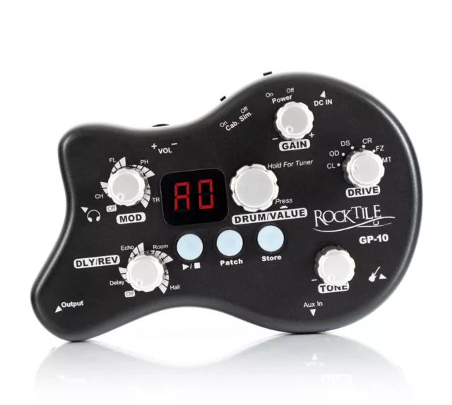 Amplificateur Ecouteur Ampli Multieffet Guitare Electrique E-guitar Portable AAA