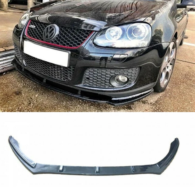 VW GOLF 5 V Mk5 Gti Lama Sotto Paraurti Anteriore In Abs Look Sportivo Nero EUR 139,00 PicClick IT