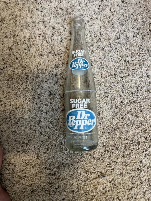 dr pepper bottle sugar free 10fl oz Pop/soda