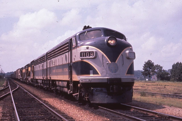 Duplicate Train Slide R.F. & P  F-7   #1100 09/1959 Raleigh N. Carolina