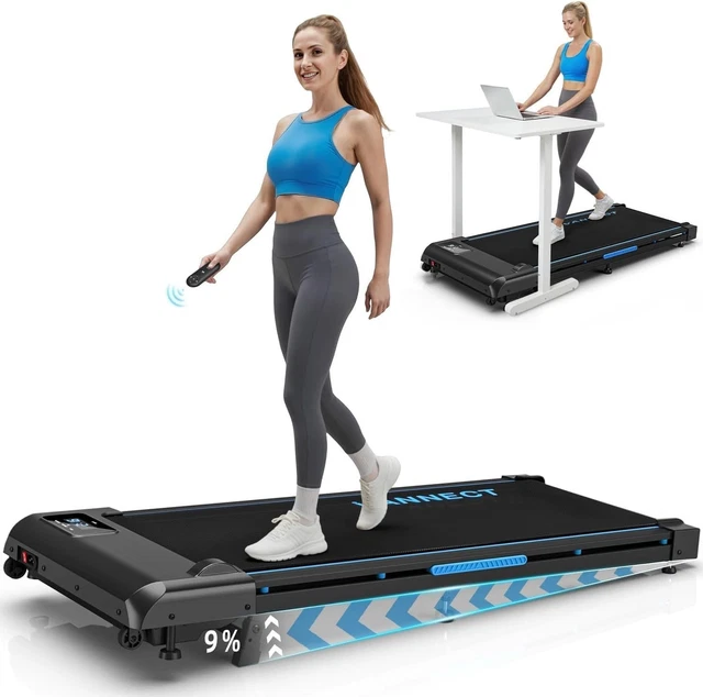 Walking Pad TOPUTURE Con Pendenza 9% – Tapis Roulant Elettrico 2 In 1, 1-10 Km/h, Telecomando E App, Pieghevole Per Casa/ufficio - 4