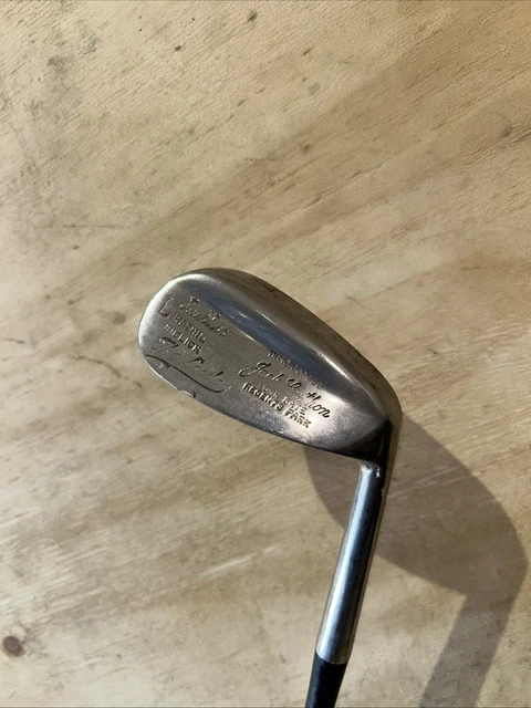 Mashie forgé vintage rare P. Goldsmith & Sons Hickory arboré 5 fer