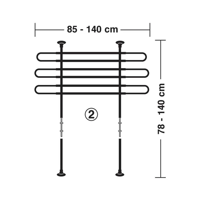 Grille de séparation de voiture pour animaux Grille pare-chien pour Grille de séparation de voiture pour animaux Grille pare-chien pour