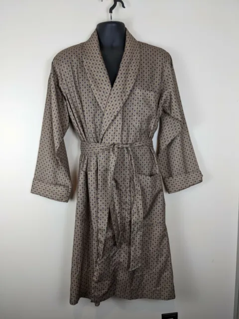 VINTAGE 1950'S MEN'S Robe Bathrobe Smoking Jacket Loungewear very Mad ...