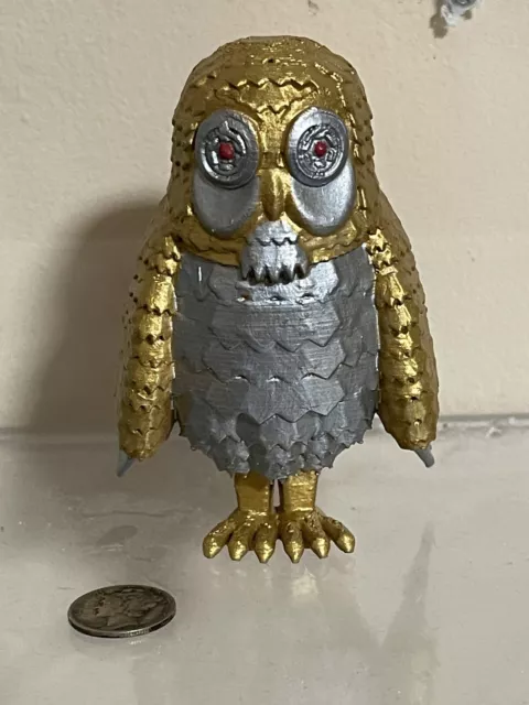 Bubo owl - Clash of the Titans inspired handmade resin model