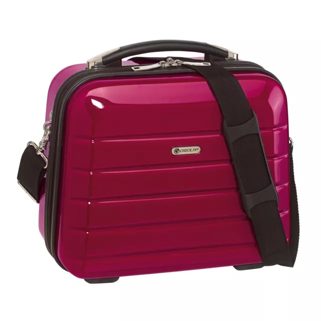 Beautycase Kosmetikkoffer Schminkkoffer Beauty Case London berry