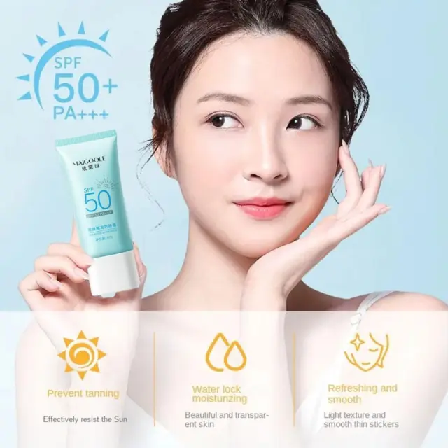 SPF50+ Sunscreen Sunblock Whitening Cream Waterproof lotion Suncare Face B7N9