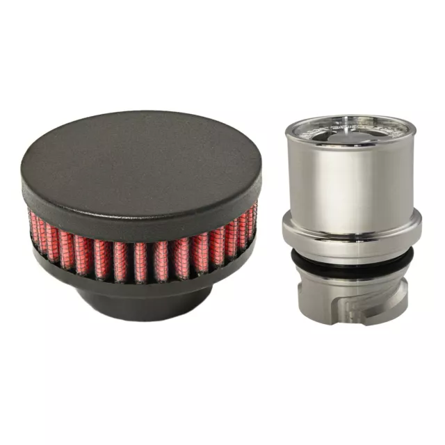 Valve Cover Breather Oil Cap for 2012-13 Ford Mustang Boss 302 (Textured Black)