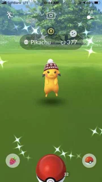 ✨Pokemon Trade GO - Shiny Pikachu with Beanie Hat Costume from 2019✨✨✨