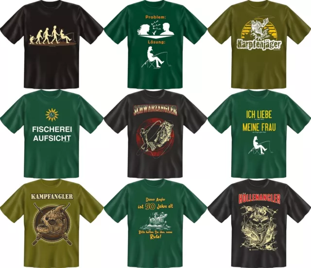 Pescatore T-Shirt Angelo Pesce T-Shirt Regalo Compleanno Scelta Ben Stampata