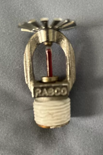 Rasco Fire Sprinkler Head Upright Quick Response Brass White 3/4" Listing 701A