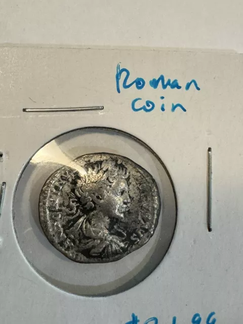 ancient roman silver coin