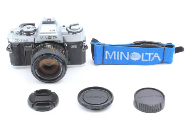 [MINT] Minolta X-700 Silver 35mm SLR Film Camera body + MD 50mm f/1.4 From JAPAN