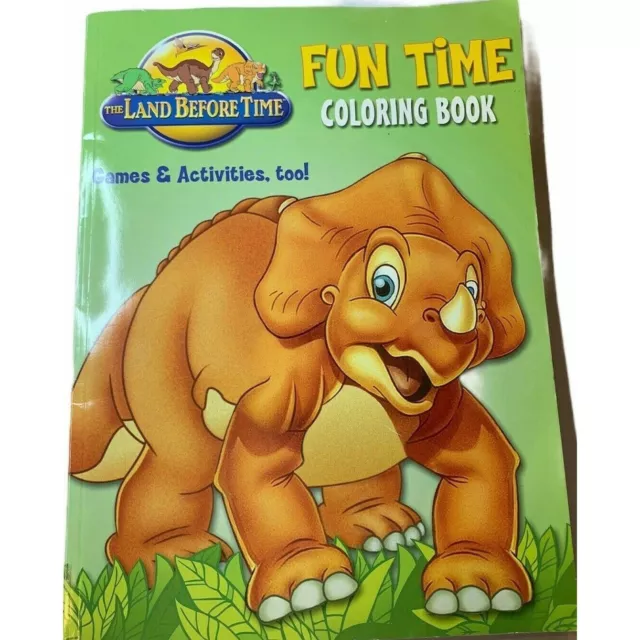 The Land Before Time Fun Time Coloring Book w/Games & Activities