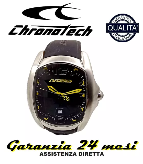 Orologio Chronotech Prisma Ora/Data Uomo Acciaio Nuovo