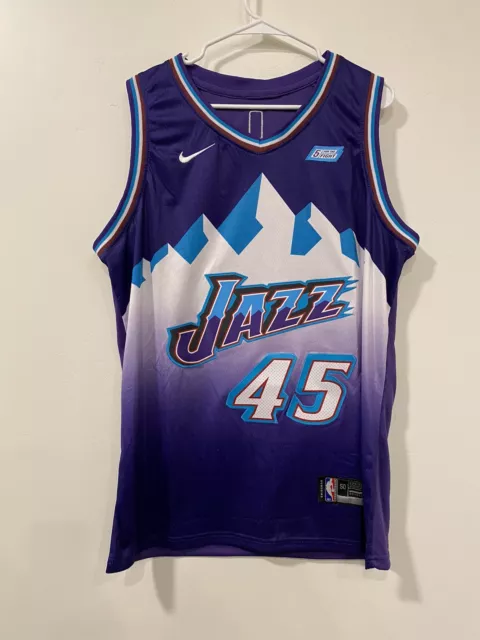 Donovan Mitchell Authentic Jersey Nike Utah Jazz City Edition Dark Mode XXL  56 