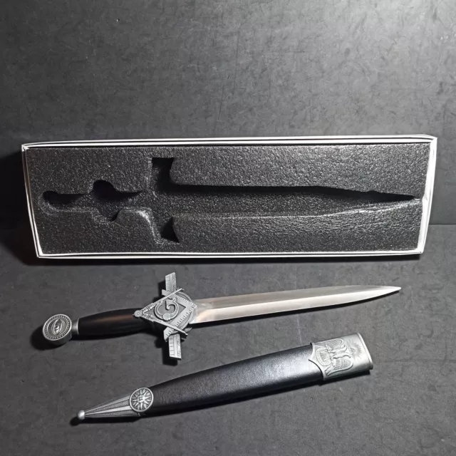 Masonic Dagger_ Short Sword_ Masonic Ritual Sword_ 41 Cm- 16 Inches_ Steel