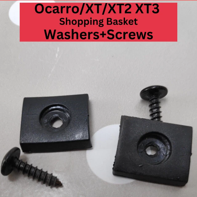 x2 Mamas & Papas OCARRO XT XT2 XT3 Kinderwagen Einkaufskorb Schraube + Waschmaschine HINTEN