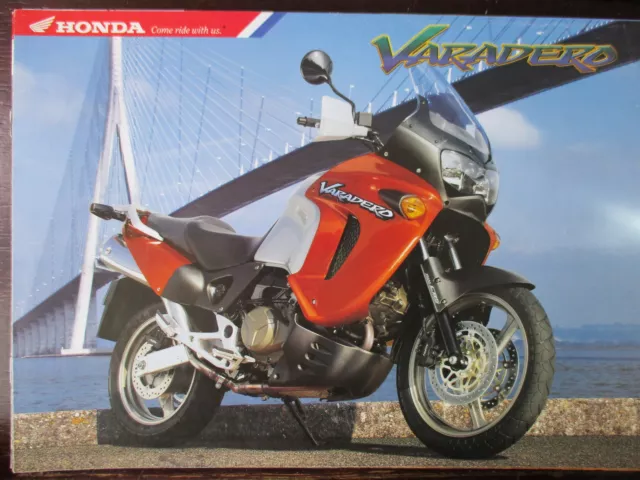 Brochure Catalogue 1999 Moto Honda Varadero Xl 1100 V