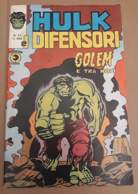 HULK E I DIFENSORI n. 11 (Corno, 1975)