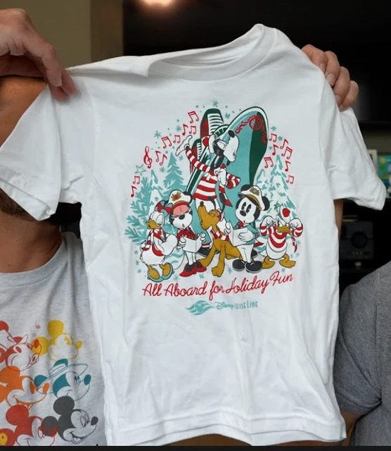 Disney Cruise Line 2022 Merrytime Holiday Tee Size XL Adult