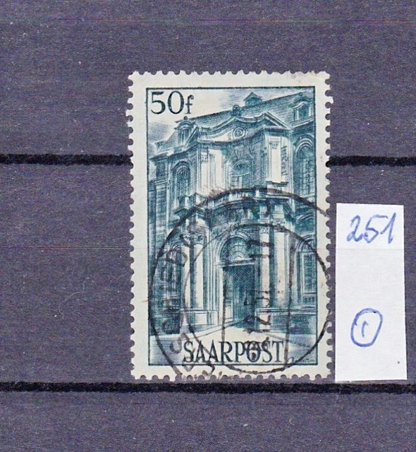 saargebiet bis 1934: Mi. Nr.   251 gestempelt 