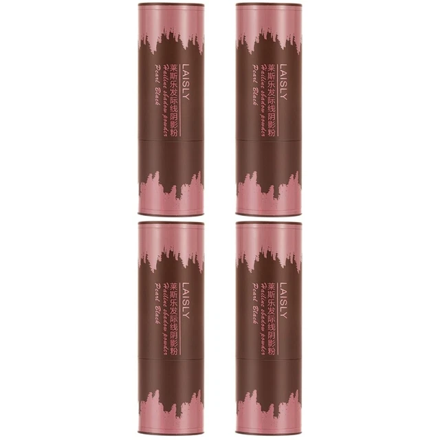 4 piezas Corrector de raíz para cabello en polvo escultura contorno para mujer tinte