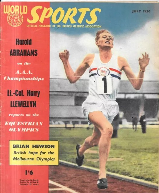 vintage world sports magazine July 1956