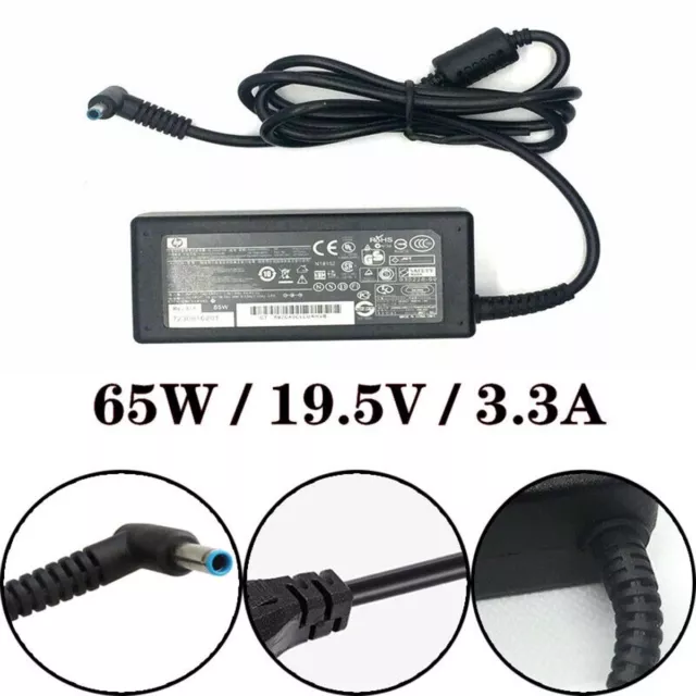 65W Laptop Power Adapter AC Charger Cord Fit for HP Probook Pavilion/EliteBook 3