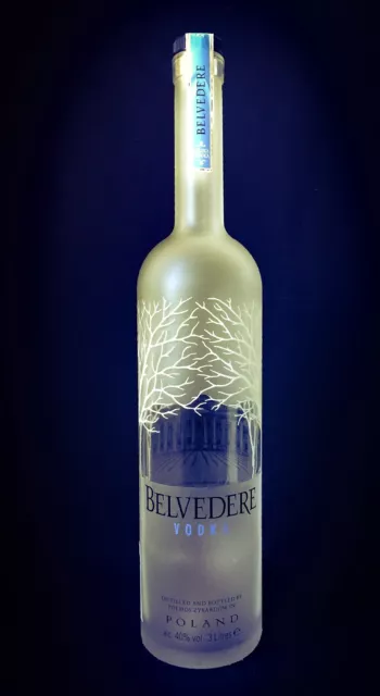 Belvedere Vodka LED 3,00l Flasche Sealed Bottle 40%Vol.