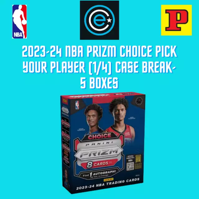 DERRICK ROSE (1/4) CASE (5 Box) PYP BREAK Panini 2023-24 Prizm Choice ...