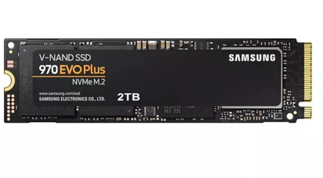 Samsung 970 EVO Plus 2TB PCIe NVMe SSD MLC 3500MB/s 3300MB/s 620K/560K IOPS 1200