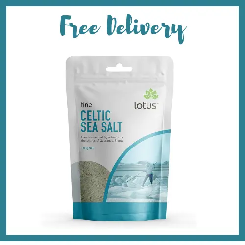 Lotus Celtic Fine Sea Salt, 500 g FREE DELIVERY