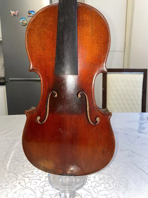 Old German 4/4 VIOLIN For Restoration