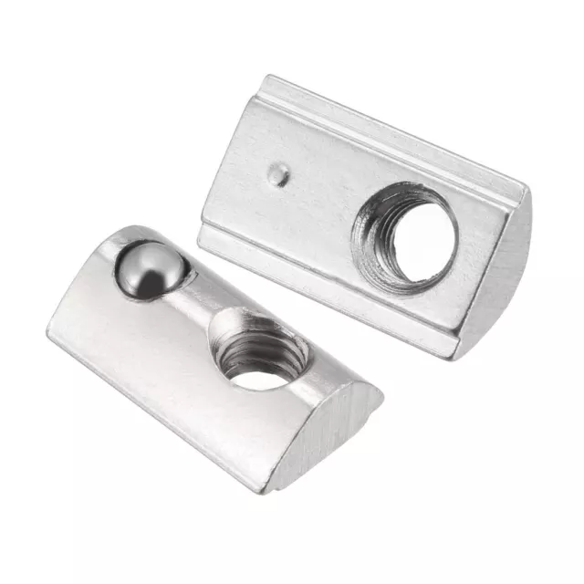 M4 Roll Ball écrous élastiques série 2020 face en aluminium extrudé 12 Pcs
