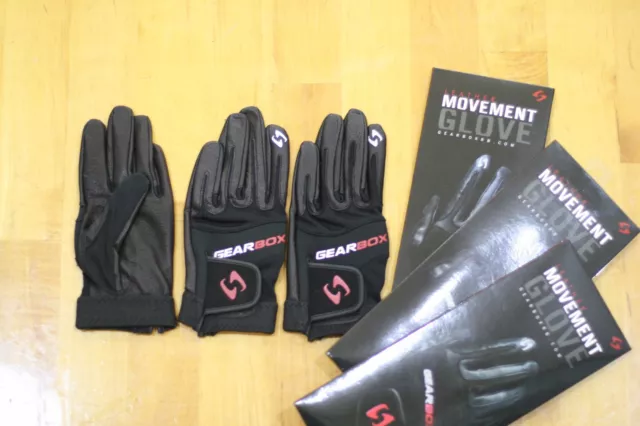Gearbox Racquetball Glove. Movement. Black. Right Hand Extra Large Xl 3 Gloves Gearbox Racquetball Glove. Movement. Black. Right Hand Extra Large Xl 3 Gloves