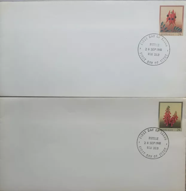 1981 Pre-paid Envelopes - Set Of 2