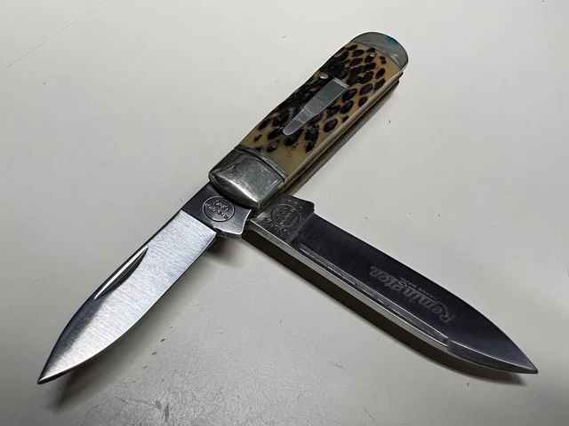 Remington 2004 R-103B The Old Reliable Bullet 2 Blade Folding Knife Usa Nice
