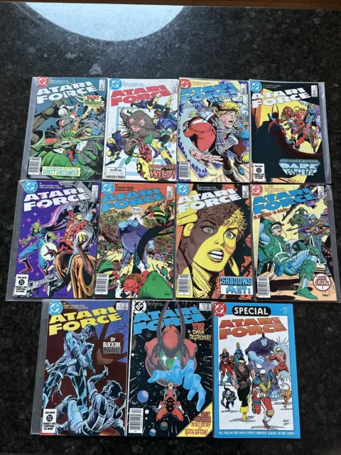 11pc Atari Force #2-12 With Special #1 DC Comic Books