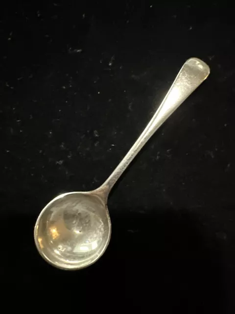 Antique Silver Plate Mustard Spoon