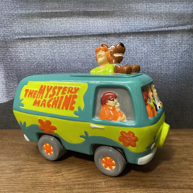 Vintage TreasureCraft Scooby Doo Mystery Machine Cookie Jar Cartoon Network 1999