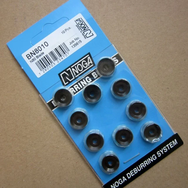 10pcs  BN8010 Double Edge Cutting Deburring Tool N80 Blades