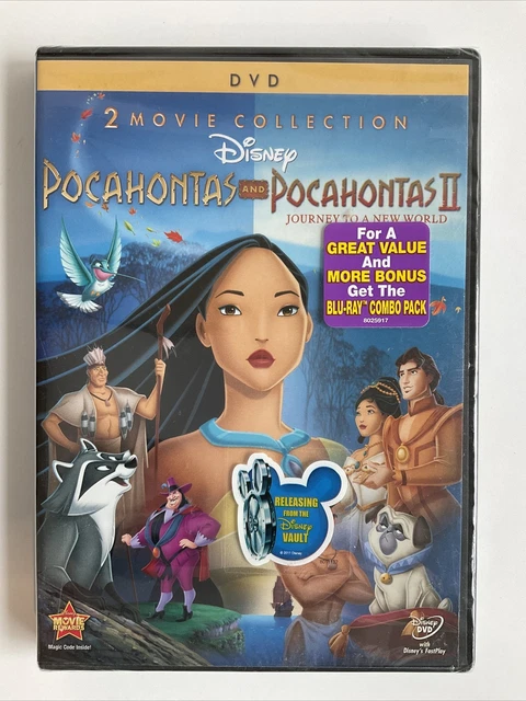 WALT DISNEY'S POCAHONTAS 1 & 2 JOURNEY TO A NEW WORLD DVD NEW Factory SEALED